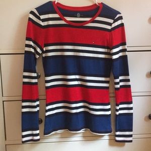 Tommy Hilfiger Small Nautical Striped Long Sleeve